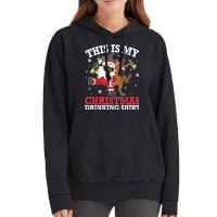 Reindeer Santa Drunk Beer Xmas This Is My Christmas Drinking T Shirt Vintage Hoodie | Artistshot