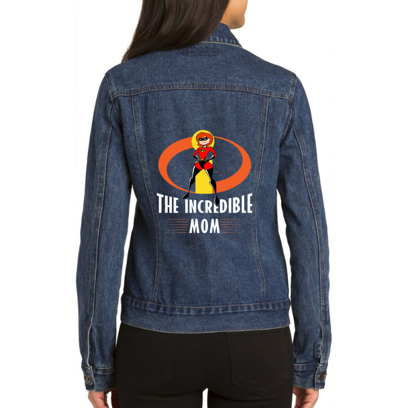 The Incredible Mom 1 Ladies Denim Jacket by cm-arts | Artistshot