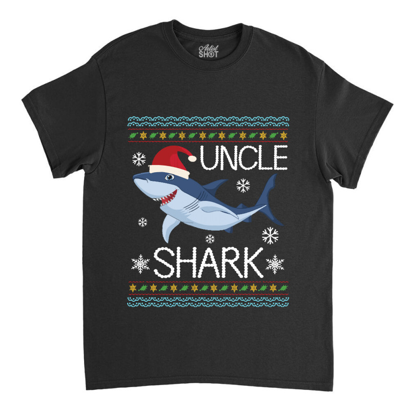 Merry Christmas Day To Me You Uncle Ugly Sweater Snow Noel Costume Unc Classic T-shirt by kerchingparticular | Artistshot