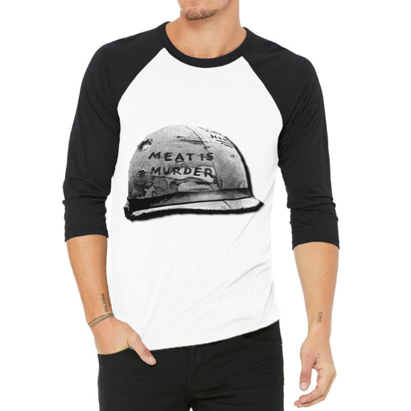 Meat Is Murder 3/4 Sleeve Shirt by AYESHAJOHNSON | Artistshot