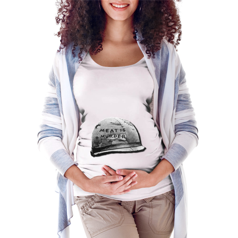 Meat Is Murder Maternity Scoop Neck T-shirt by AYESHAJOHNSON | Artistshot