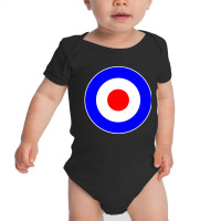 Great Britain France Europe Mod Target Baby Bodysuit | Artistshot