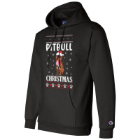 Merry Christmas Noel Day Pitbull Dog Lo Pitbull Dog Dancing With Snow  Champion Hoodie | Artistshot