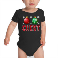 Chest Nuts Matching Chestnuts Funny Christmas Couples Chest T Shirt Baby Bodysuit | Artistshot