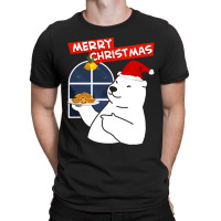 Merry Christmas Merry Christmas Polar Bear  Christmas Cookies T-shirt | Artistshot