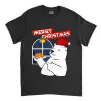 Merry Christmas Merry Christmas Polar Bear  Christmas Cookies Classic T-shirt | Artistshot