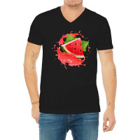 Watermelon  Shirt Watermelon Fruits Who Loves Juicy Watermelons   2150 V-neck Tee | Artistshot