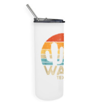 Retro Sunset Waco Texas T Shirt Skinny Tumbler | Artistshot