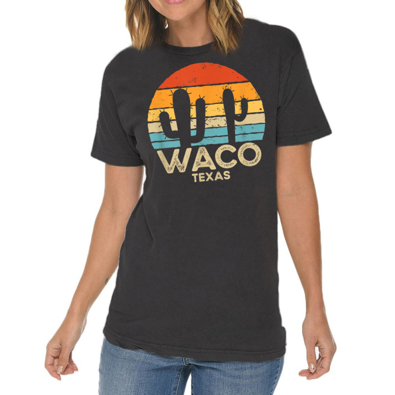 Retro Sunset Waco Texas T Shirt Vintage T-shirt | Artistshot