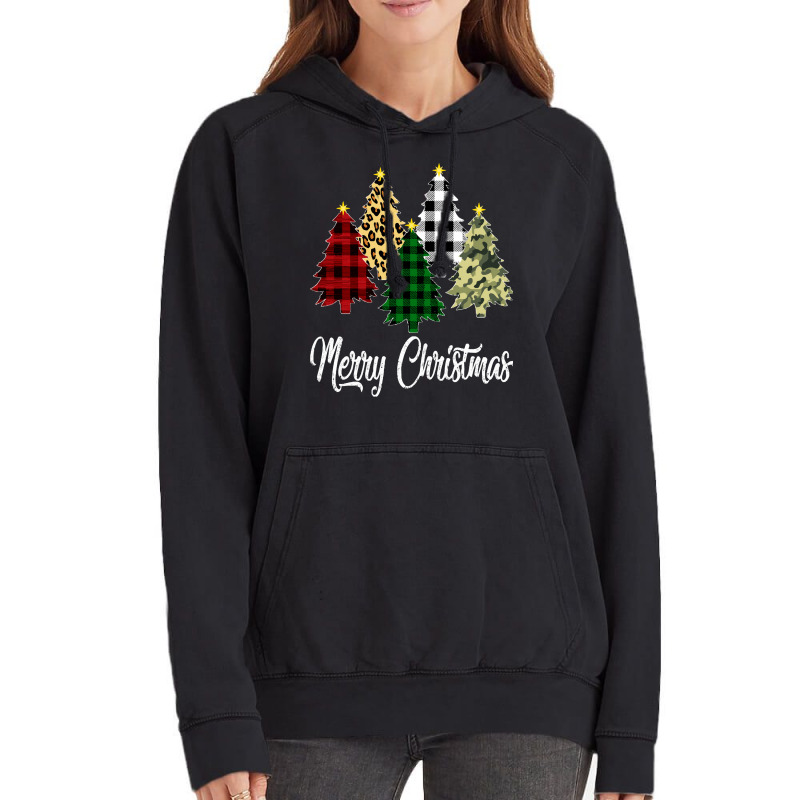 Merry Christmas Treemerry Christmas Tree Vintage Hoodie by kerchingparticular | Artistshot