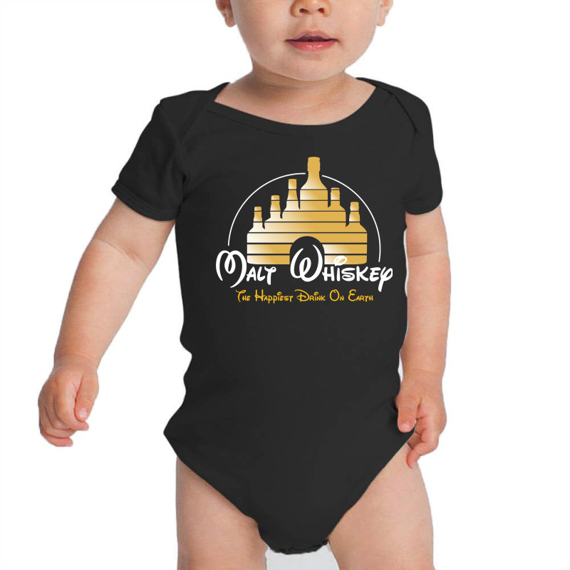 Malt Whiskey , Happiest Drink Funny Pun Parody Baby Bodysuit | Artistshot