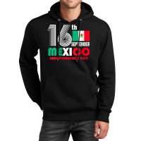 Womens Funny Mexico Pride Independence September 16 Mexican Flag V Nec Unisex Hoodie | Artistshot