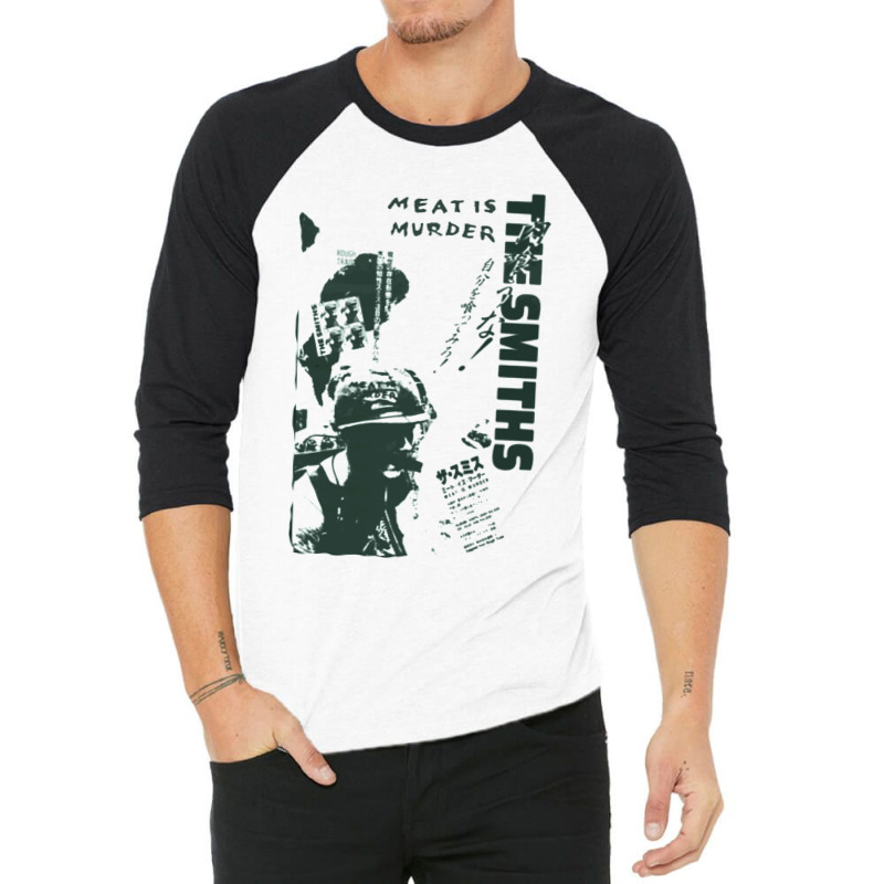 The Smiths - Meat Is Murder (japanese) (green Variant) 3/4 Sleeve Shirt by AYESHAJOHNSON | Artistshot