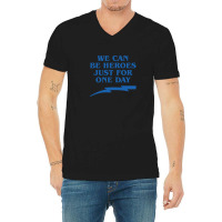 Glam Rock Quote Classic V-neck Tee | Artistshot