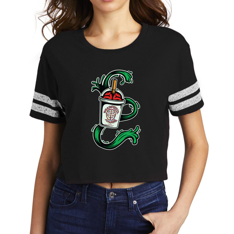 Brainfreeze   Dopamine Scorecard Crop Tee by DebraMartin | Artistshot