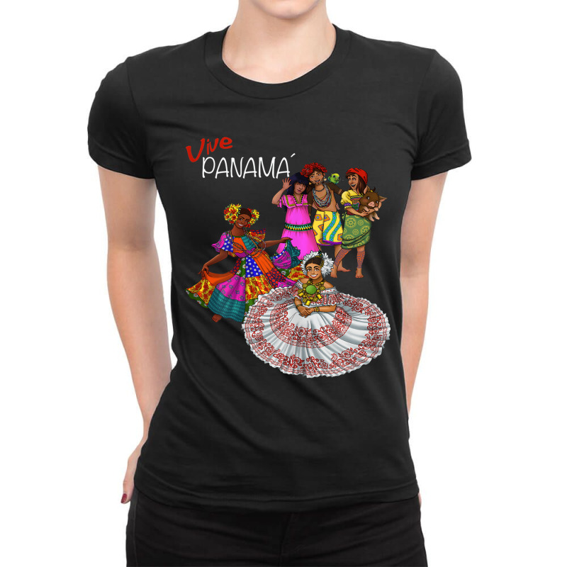 Panamanian Heritage And Pride Ladies Fitted T-Shirt by SparkleTzeremes | Artistshot