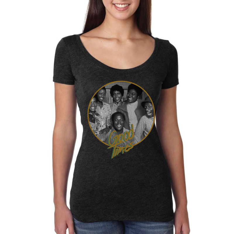 Good Times Family Women's Triblend Scoop T-shirt by Kosdapen517 | Artistshot