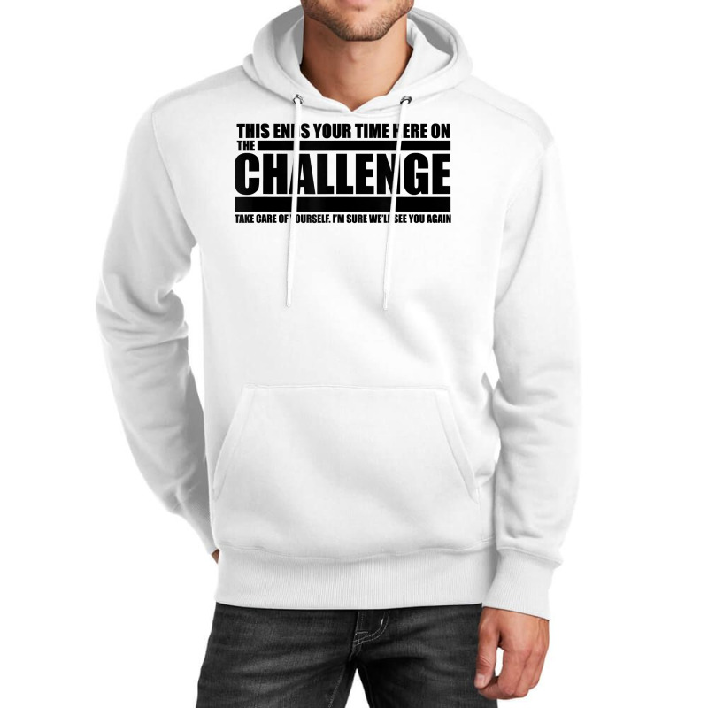 The Take Care Of Yourself Challenge Quote T Shirt Unisex Hoodie | Artistshot