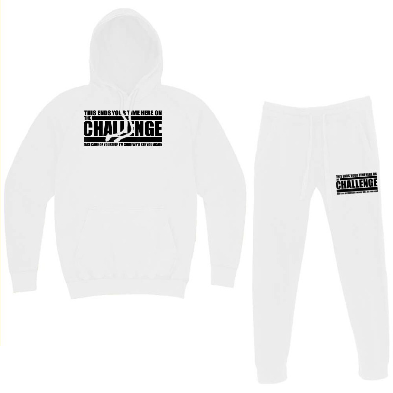 The Take Care Of Yourself Challenge Quote T Shirt Hoodie & Jogger Set | Artistshot