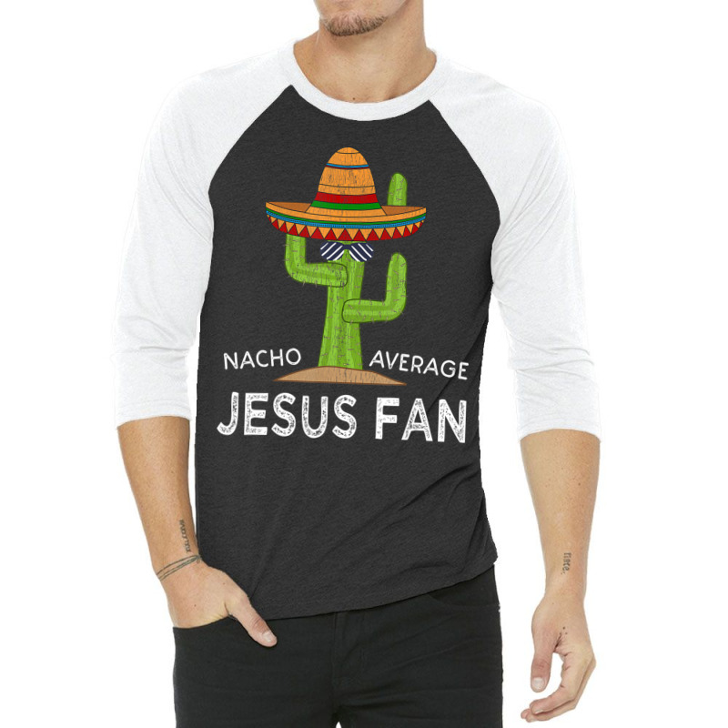 Fun Hilarious Saying Jesus Fan 3/4 Sleeve Shirt by cm-arts | Artistshot