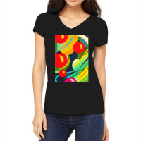 Futuristic Fruit 2 Women's V-neck T-shirt | Artistshot