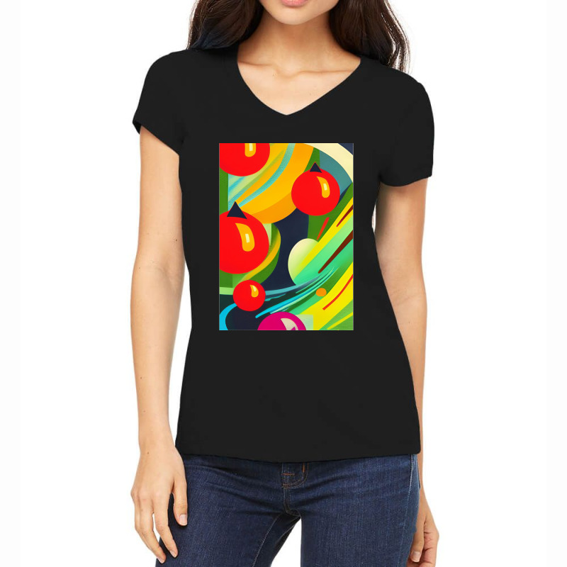 Futuristic Fruit 2 Women's V-Neck T-Shirt by cm-arts | Artistshot