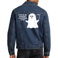 This Is My Ghost Hunting Halloween Shirt T Shirt Men Denim Jacket | Artistshot