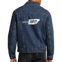 God Is Empty On Black Classic 1 Men Denim Jacket | Artistshot