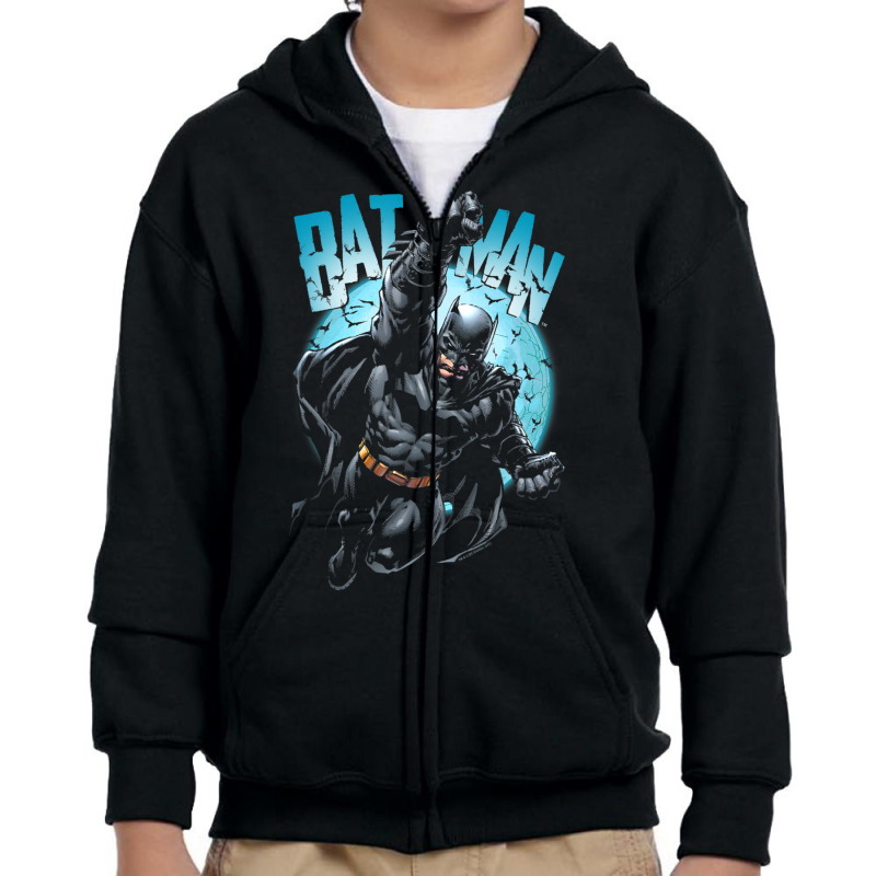 B.at.man Moon K.night Youth Zipper Hoodie by thepianistalto | Artistshot