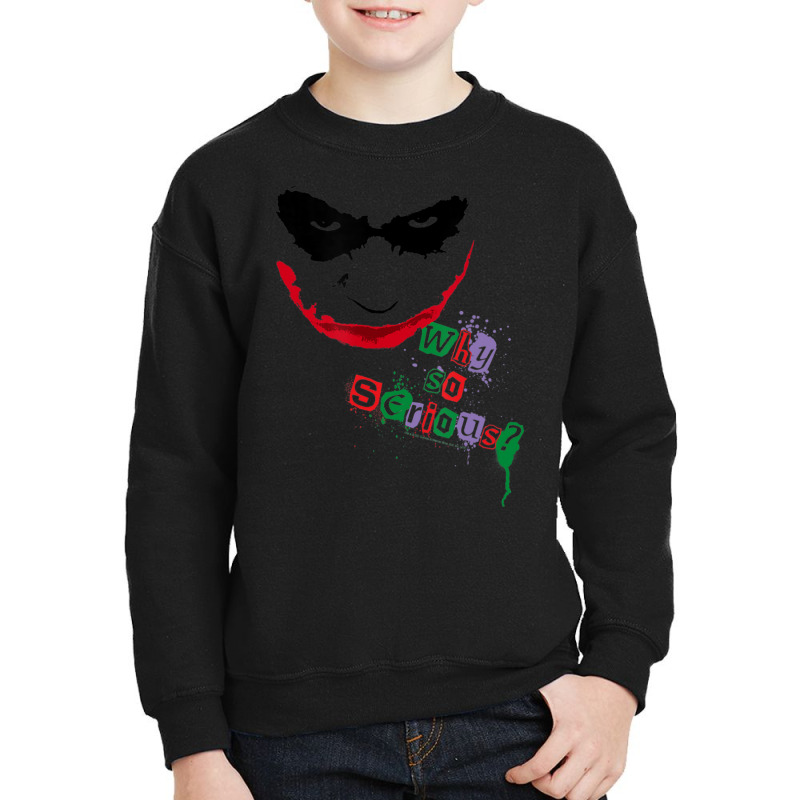 B.at.man Dark K.night Jo.ker Too Serious Youth Sweatshirt | Artistshot