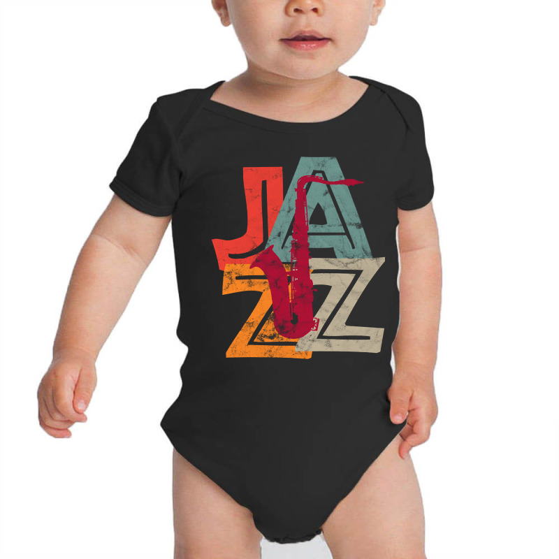 Jazz Vintage-ajpph Baby Bodysuit by Kandurip541 | Artistshot