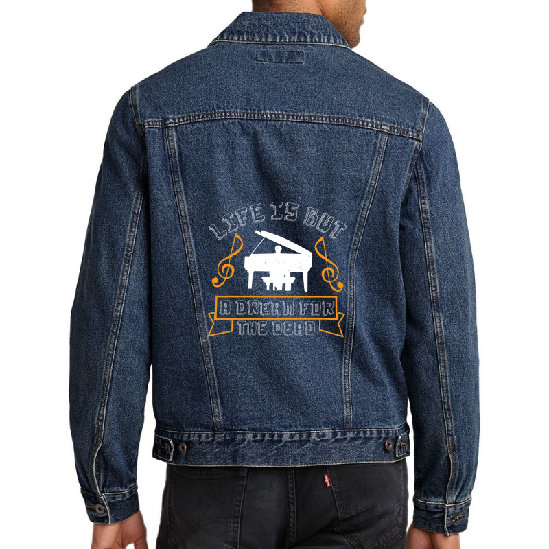 Life Is But A Dream For The Dead Men Denim Jacket | Artistshot