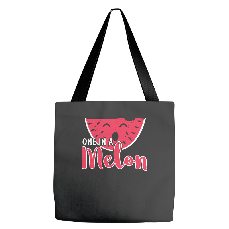 Watermelon  Shirt Watermelon One In A Melon   2171 Tote Bags | Artistshot