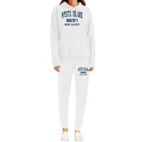 Womens Mystic Island New Jersey Nj Vintage Athletic Sports Design V Ne Hoodie & Jogger Set | Artistshot