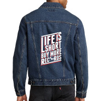 Life Is Short Men Denim Jacket | Artistshot