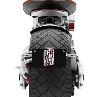 Life Is Short Motorcycle License Plate | Artistshot