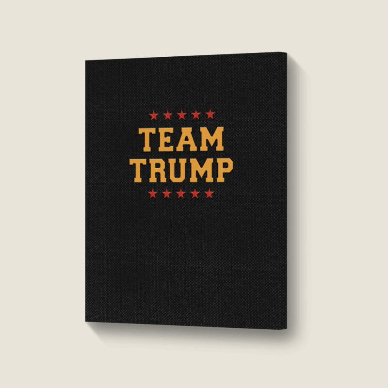 Team Trump Portrait Canvas Print | Artistshot