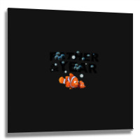 Cartoon Finding-nemo Father Of The Year Metal Print Square | Artistshot