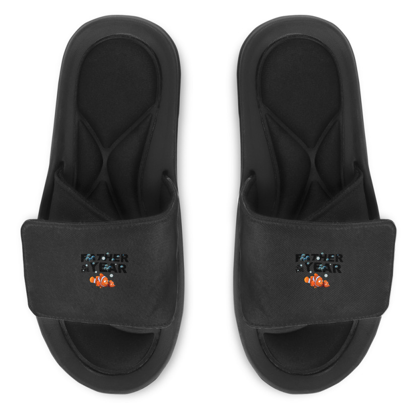 Cartoon Finding-nemo Father Of The Year Slide Sandal | Artistshot