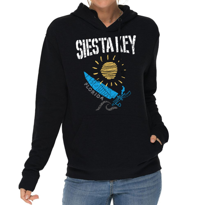 Siesta Key Florida Souvenir Sailing Catamaran Fl Pullover Hoodie Lightweight Hoodie by cm-arts | Artistshot