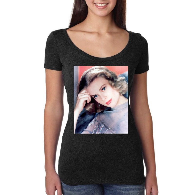 Grace Kelly Cute Women's Triblend Scoop T-shirt by Kosdapen517 | Artistshot