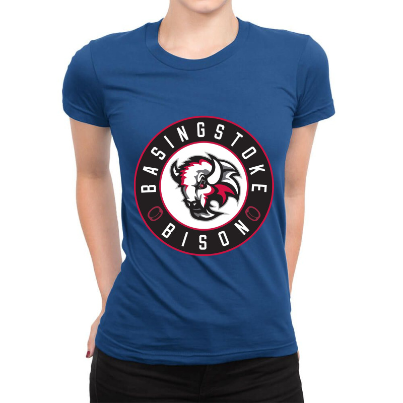 Bison Ladies Fitted T-Shirt by Benecia | Artistshot