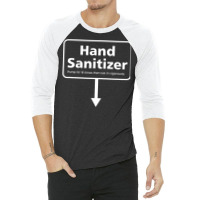 Mens Hand Sanitizer  Funny Adult Humour Christmas Gag Gift 3/4 Sleeve Shirt | Artistshot