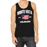 Monte Vista Colorado Co Usa Stars & Stripes Vintage Style Premium Tank Top | Artistshot