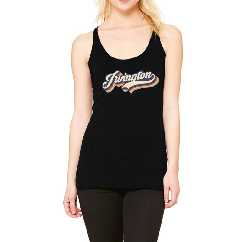 I Love Irvington City Usa Retro Vintage Racerback Tank by HydraAntBoxing | Artistshot