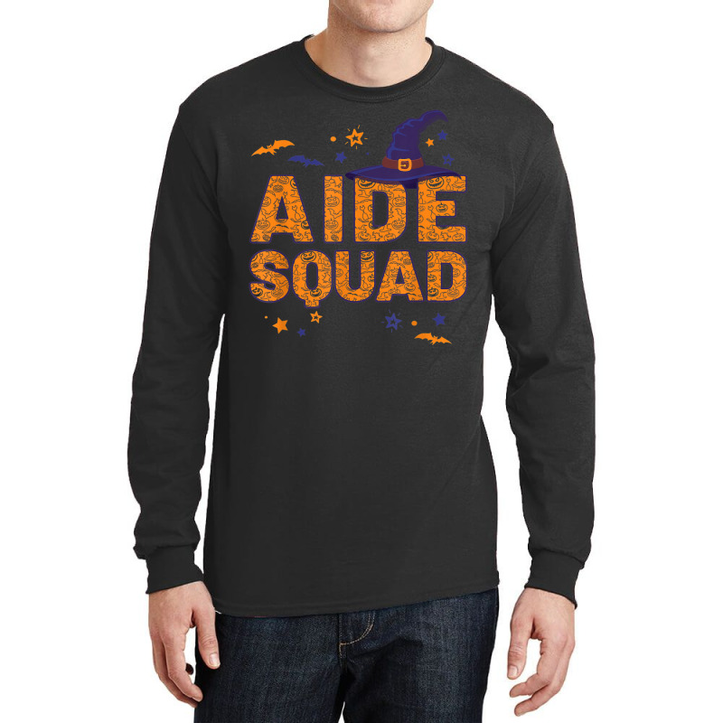 Aide Squad Witch Halloween Nursing Aide Matching Long Sleeve Shirts by Outpost | Artistshot