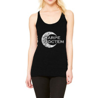 Carpe Noctem Latin Saying Latin Racerback Tank | Artistshot