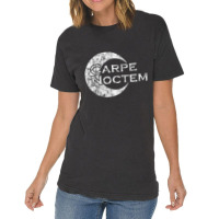 Carpe Noctem Latin Saying Latin Vintage T-shirt | Artistshot