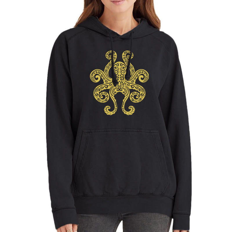 Octopus Tribal Art Marine Ocean Life Long Sleeve T Shirt Vintage Hoodie | Artistshot