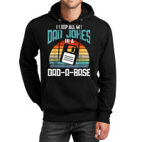 Funny Dad Jokes Database Pun Best Dad Humor Fathers Day T Shirt Unisex Hoodie | Artistshot